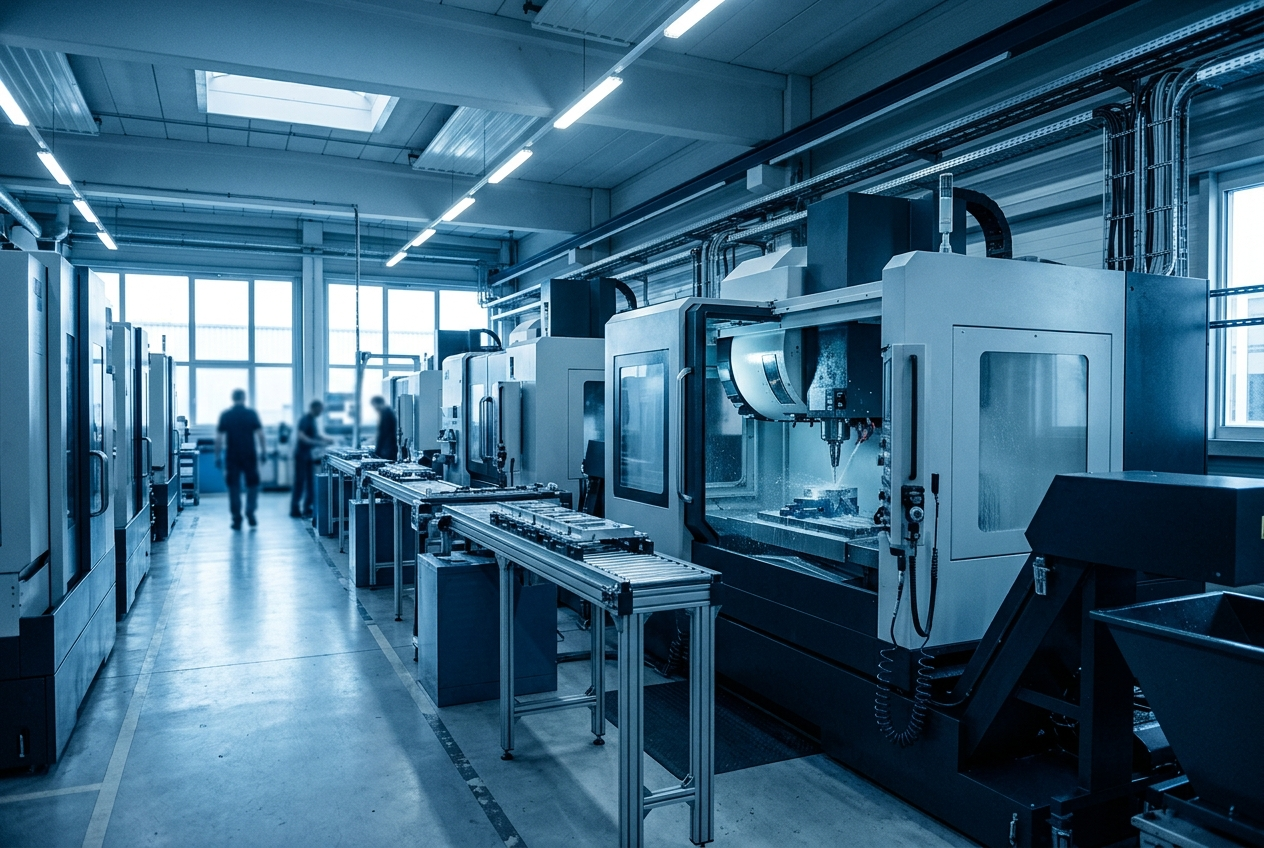 Inside a precision manufacturing facility